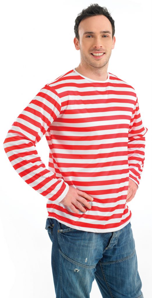 Red & White Striped Jumper-224