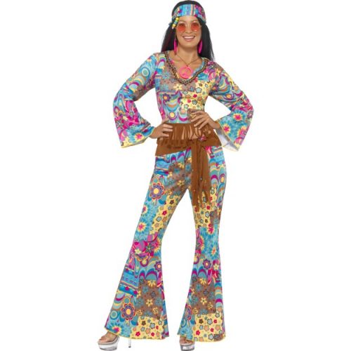 Hippy Flower Power Costume-0